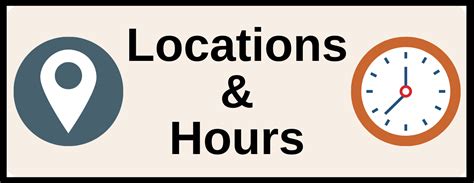 Location & Hours .